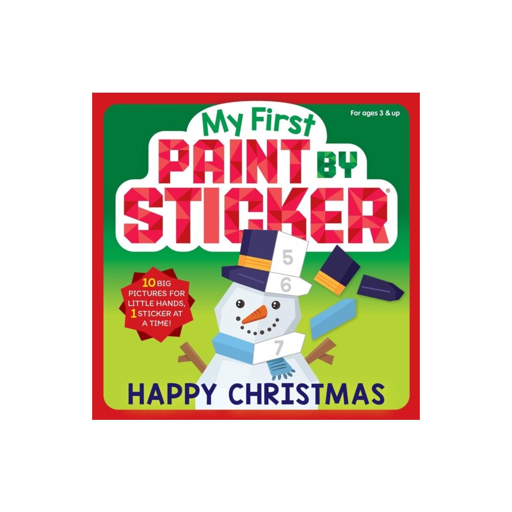 Workman Publishing My First Paint by Sticker: Happy Christmas (häftad, eng)