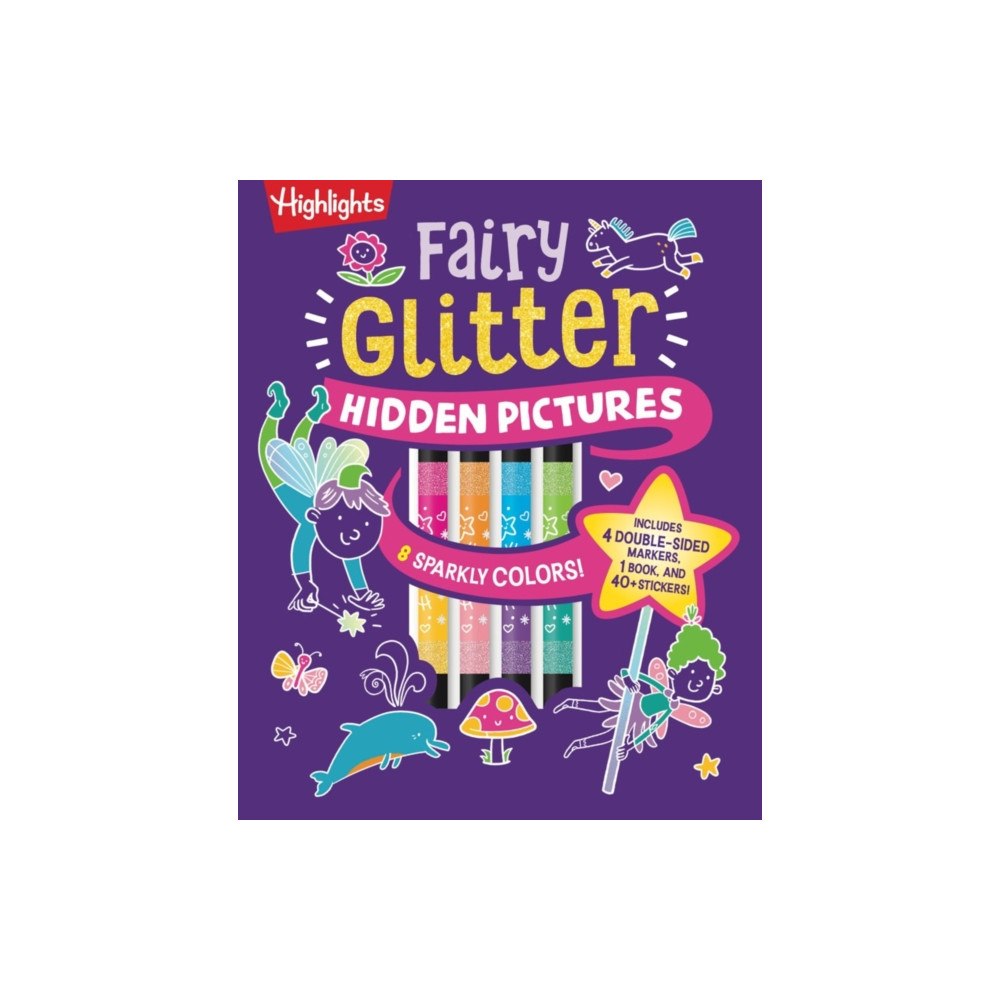 Highlights Press Fairy Glitter Hidden Pictures (inbunden, eng)
