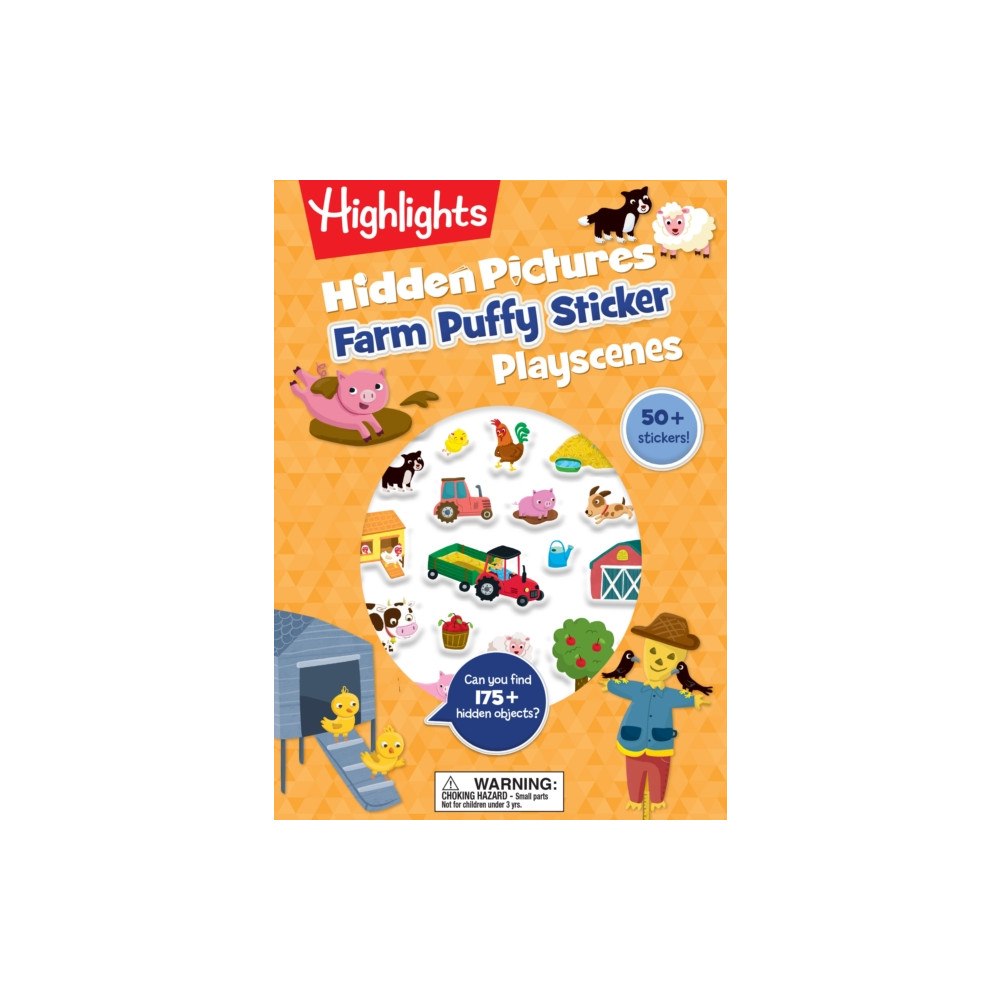 Highlights Press Farm Hidden Pictures Puffy Sticker Playscenes (häftad, eng)