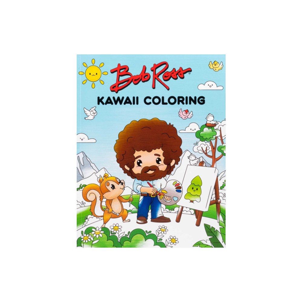 Thunder Bay Press Bob Ross Kawaii Coloring (häftad, eng)