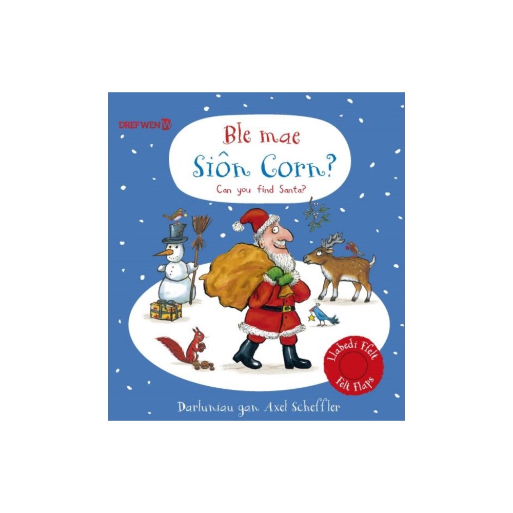Dref Wen Ble mae Sion Corn? / Can you find Santa? (bok, board book, eng)