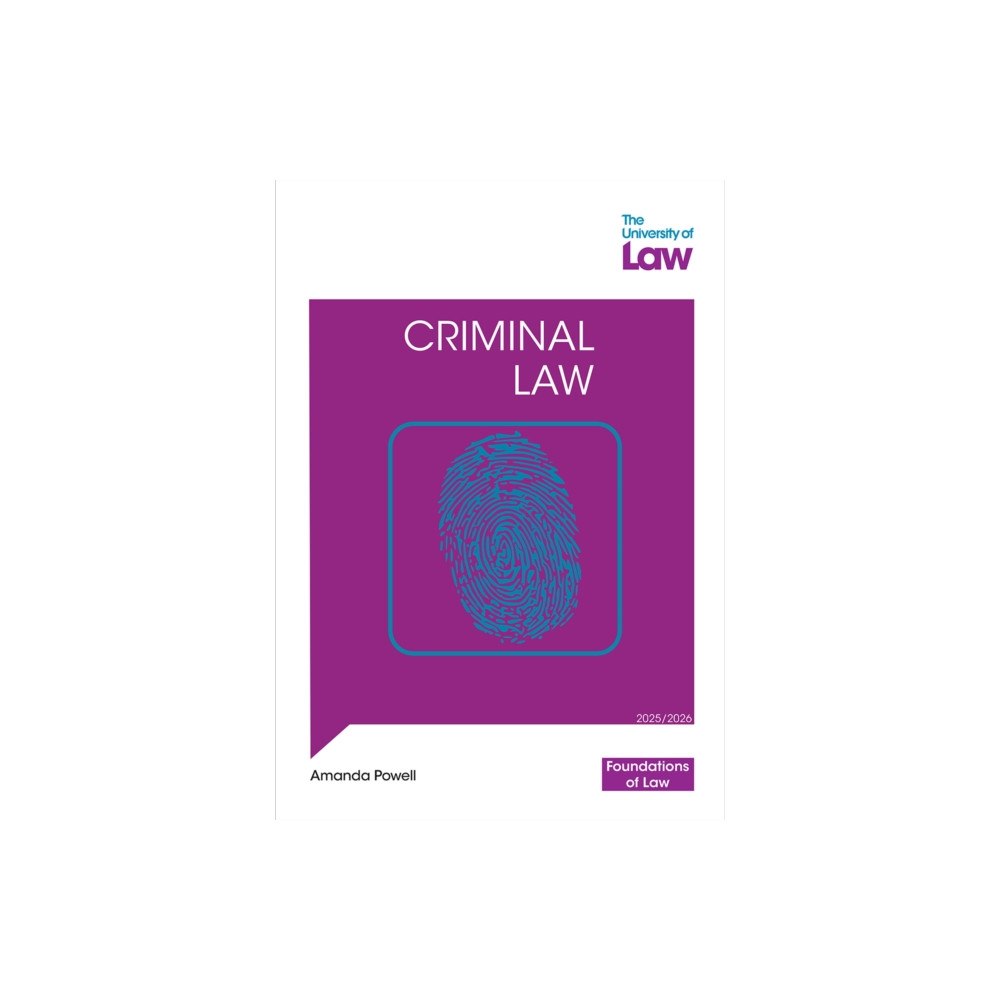 The University of Law Publishing Limited FOL - Criminial Law 2e (häftad, eng)