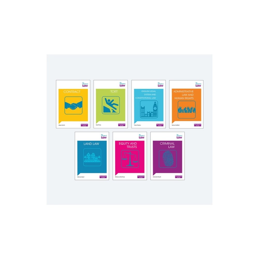The University of Law Publishing Limited Foundations of Law Bundle (häftad, eng)