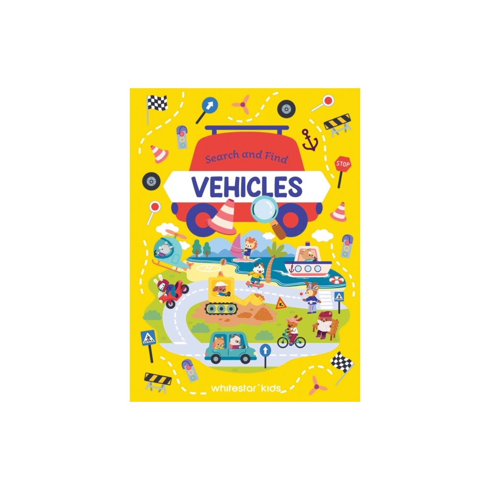 White Star Search and Find Vehicles (bok, board book, eng)