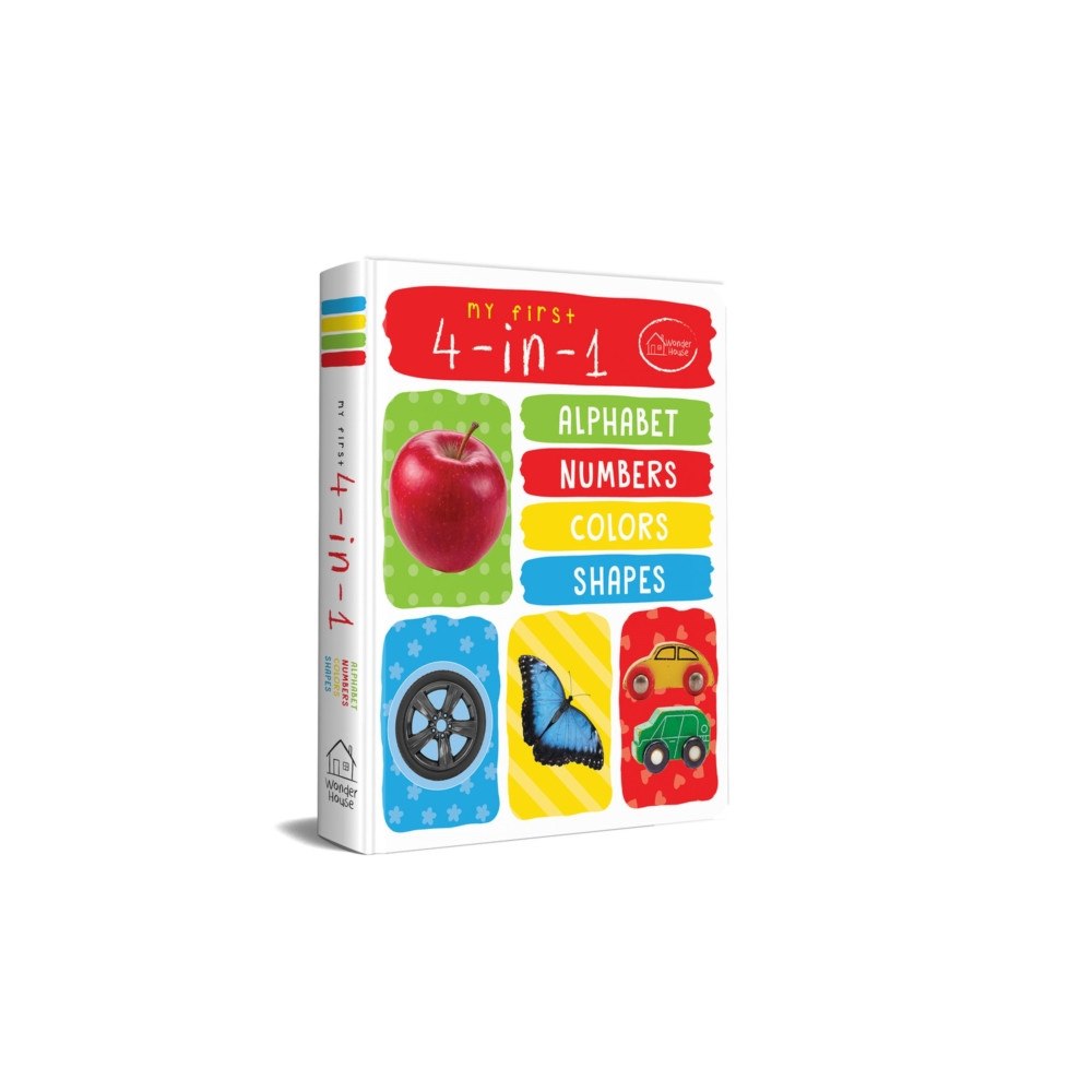 Prakash Books My First 4 In 1 Alphabet Numbers Colours Shapes (inbunden, eng)