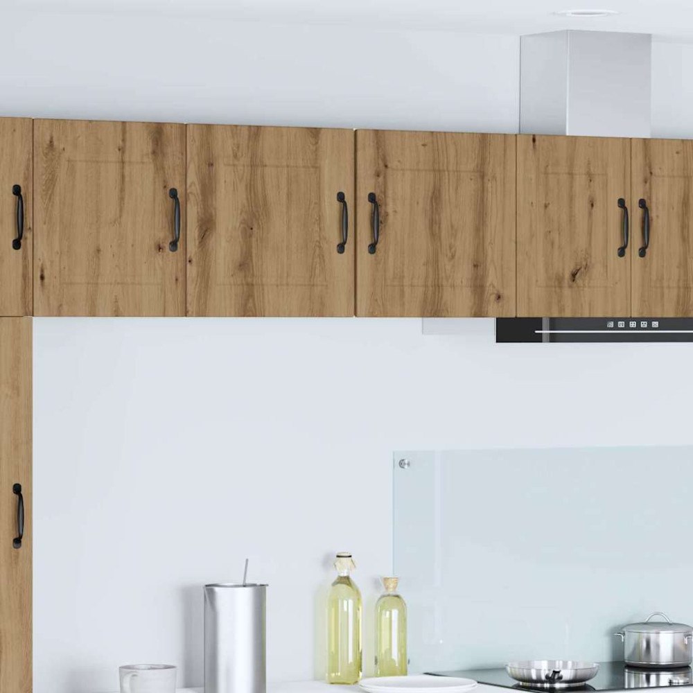 vidaXL Köksskåp 2 pcs Artisan Ek 40 x 31 x 40 cm Konstruerat trä