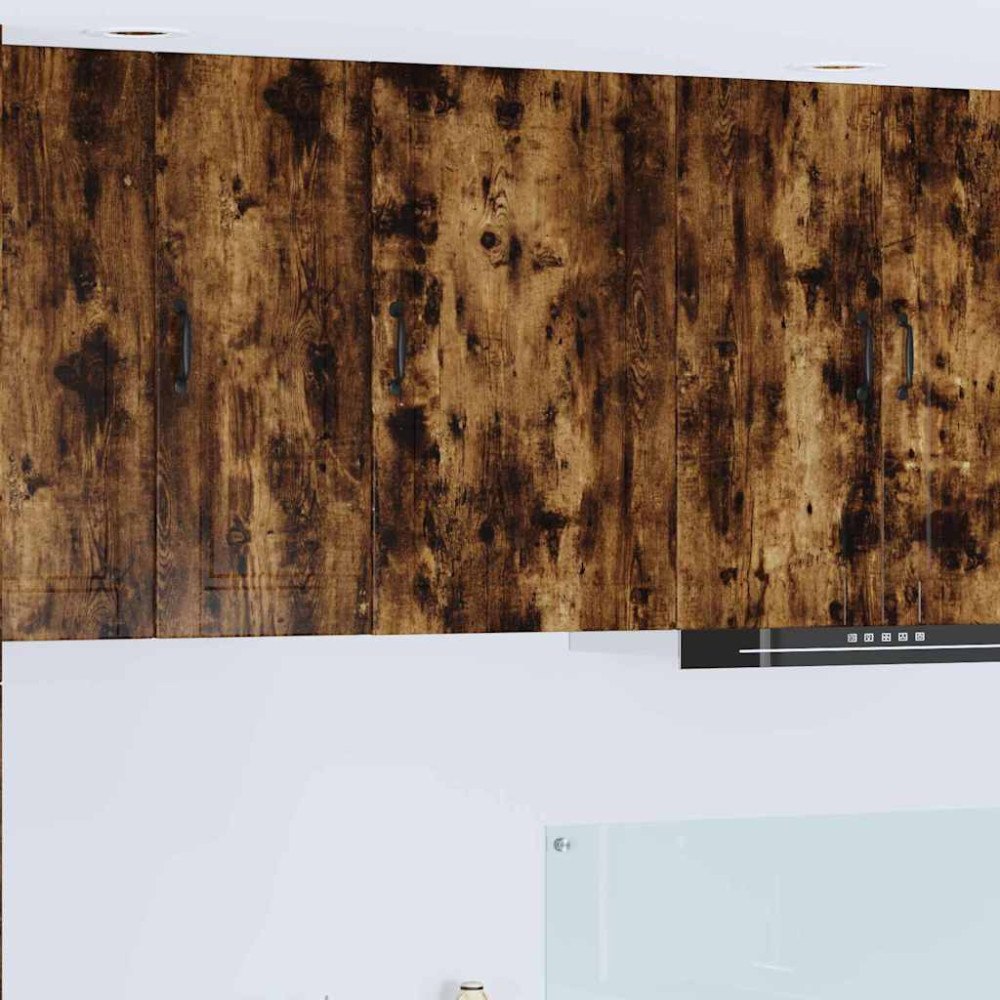 vidaXL Köksskåp med hylla Rökt ek 50 x 31 x 80 cm Konstruerat trä