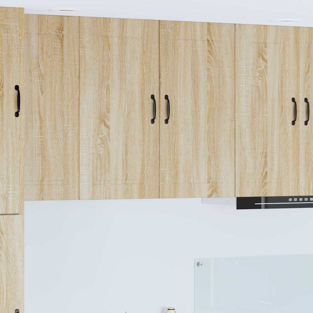vidaXL Väggskåp för kök Sonoma-ek 80 x 31 x 80 cm Konstruerat trä