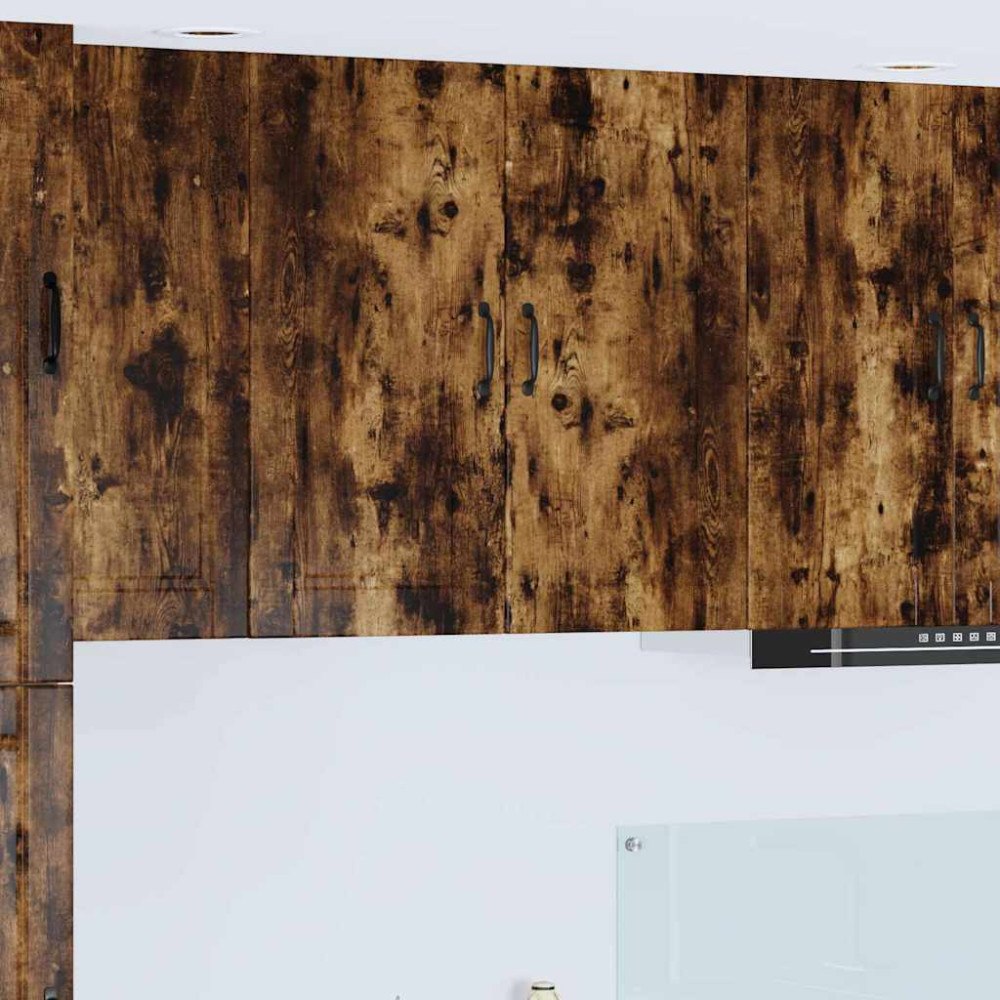 vidaXL Väggskåp för kök Rökt ek 80 x 31 x 80 cm Konstruerat trä