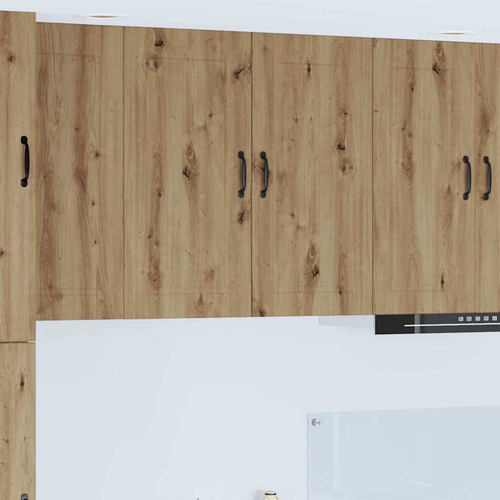 vidaXL Köksskåp med hylla Artisan Ek 80 x 31 x 80 cm Konstruerat trä