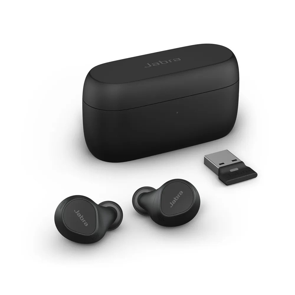 GN Audio Jabra Evolve2 Buds MS - True wireless-hörlurar med mikrofon - USB-A via Bluetooth-adapter
