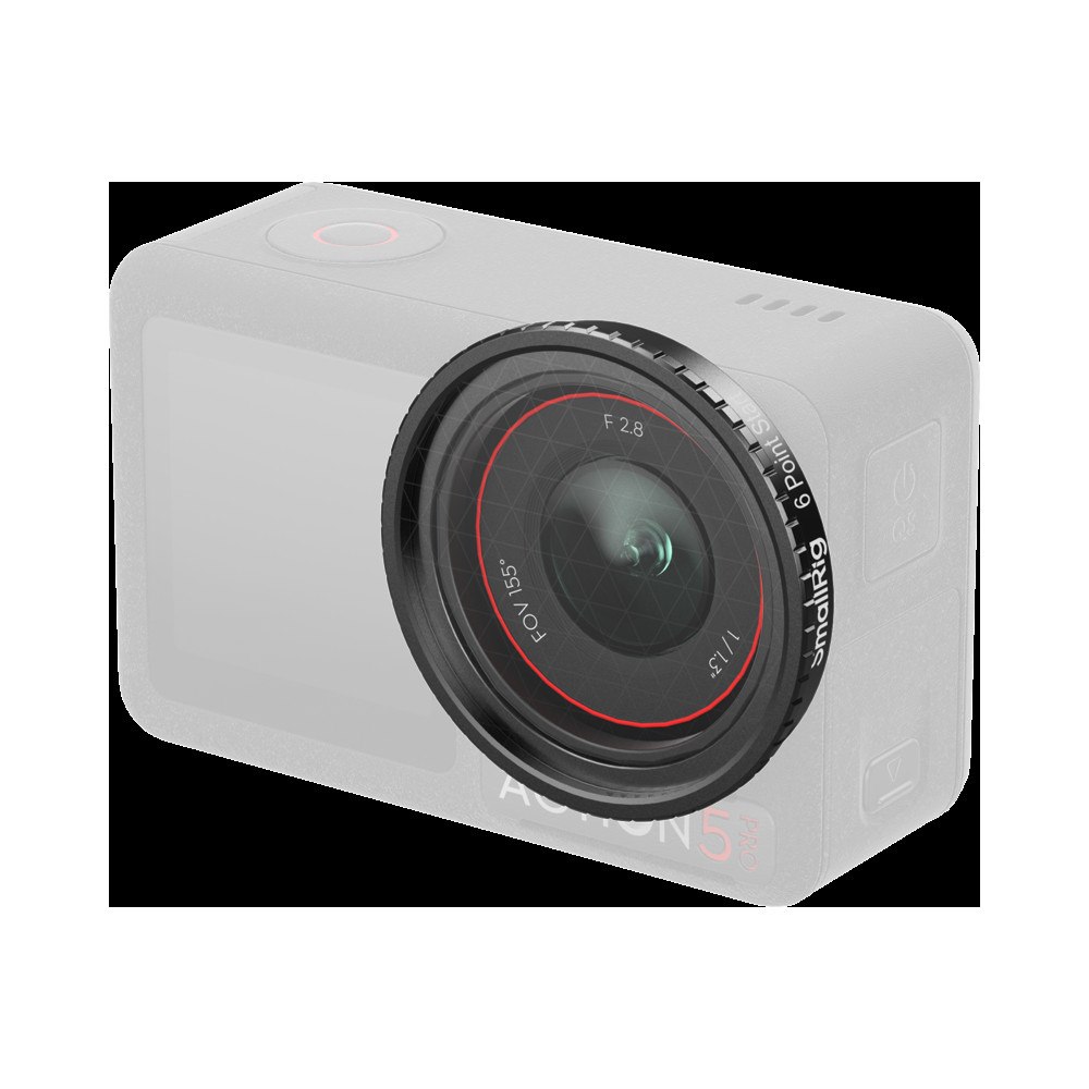 SMALLRIG SmallRig 5839 Attachable Star Cross Filter (6 Points) for DJI Osmo Action 5 Pro / 4