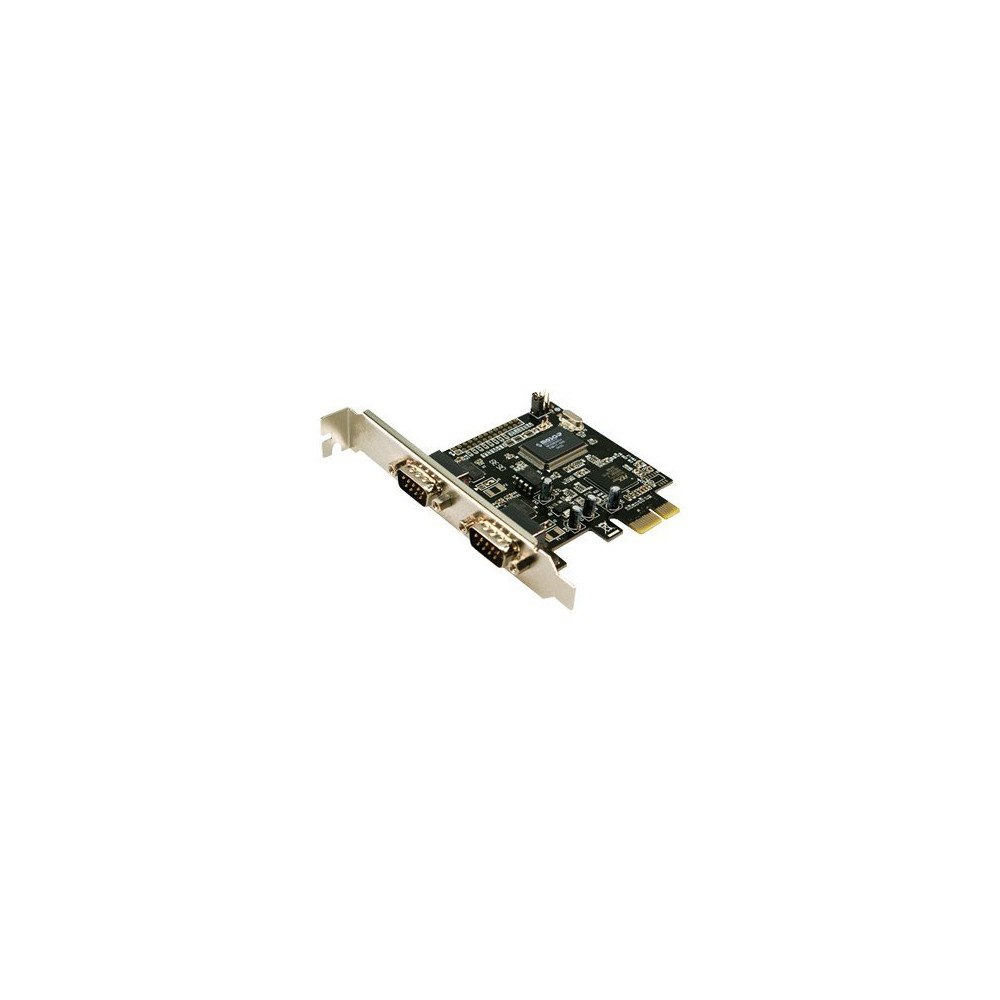 2direct LogiLink PCI Express Interface Card Serial 2x - seriell adapter - PCI Express x1 - RS-232 x 2