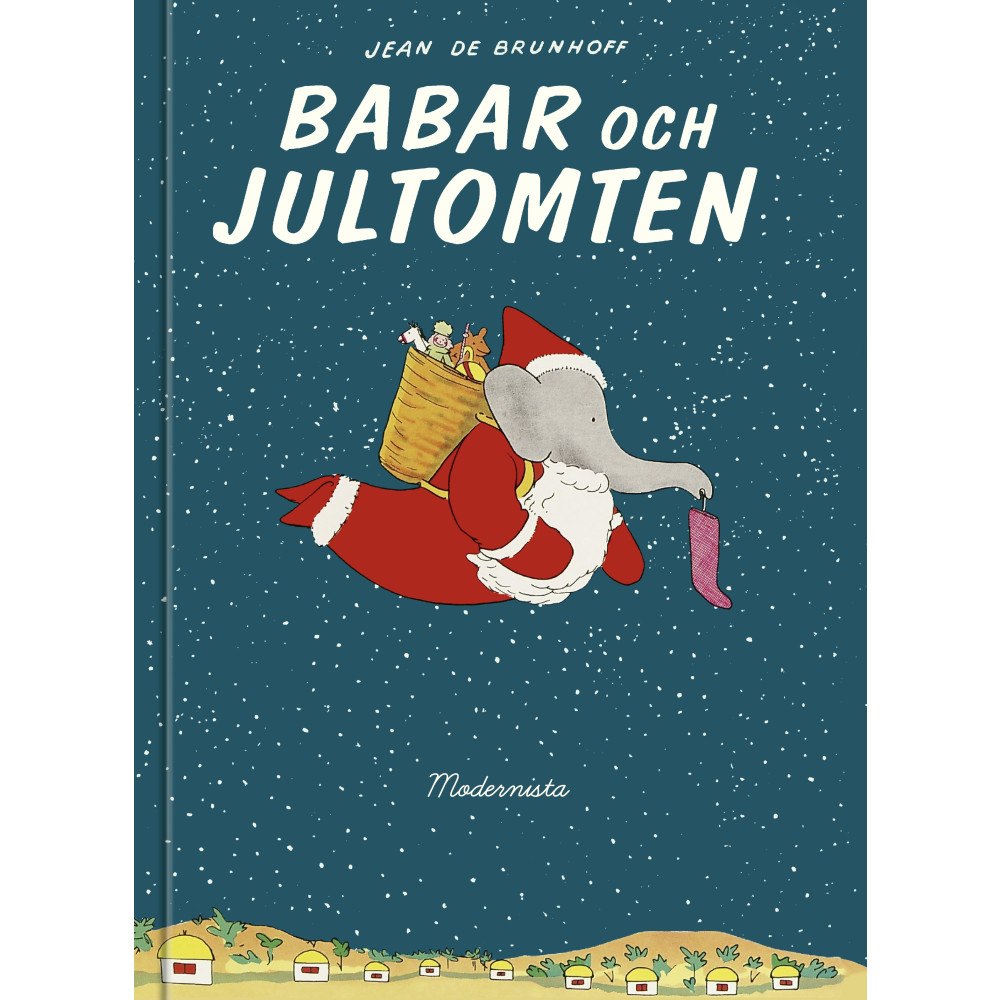 Jean de Brunhoff Babar och jultomten (bok, kartonnage)