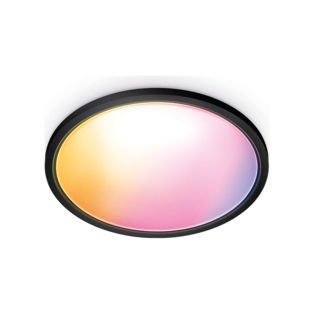 WiZ WiZ Super Slim - innertakslampa - LED - 32 W - RGB-lampa - 2200-6500 K - rund - svart