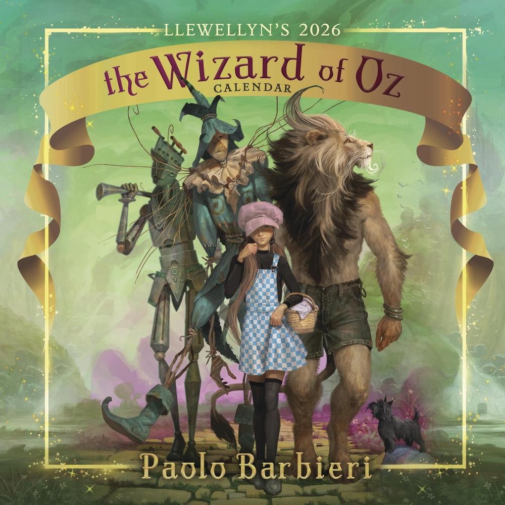 Paolo Barbieri Llewellyn's 2026 Wizard of Oz Calendar