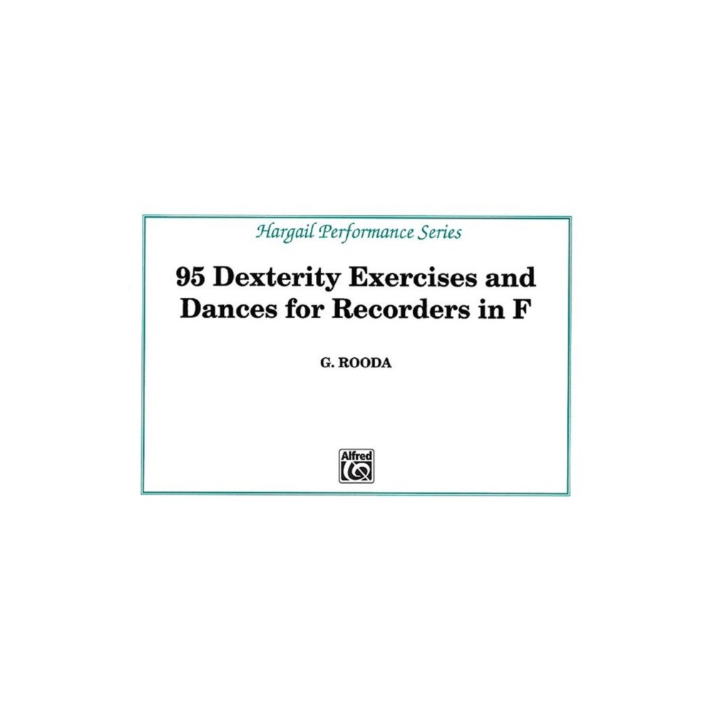 ALFRED PUBLISHING CO.(UK)LTD 95 DEXT EXERDANCE F RECROODA (häftad, eng)