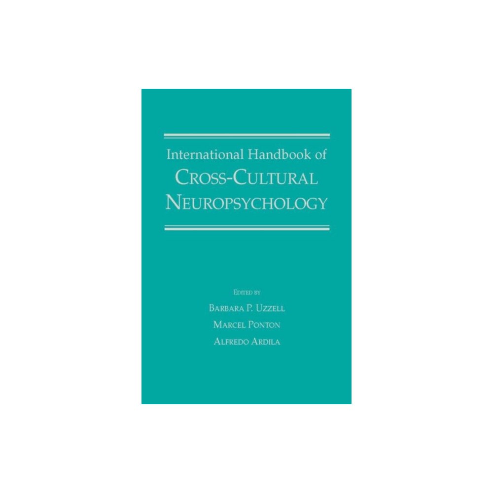 Taylor & francis inc International Handbook of Cross-Cultural Neuropsychology (inbunden, eng)
