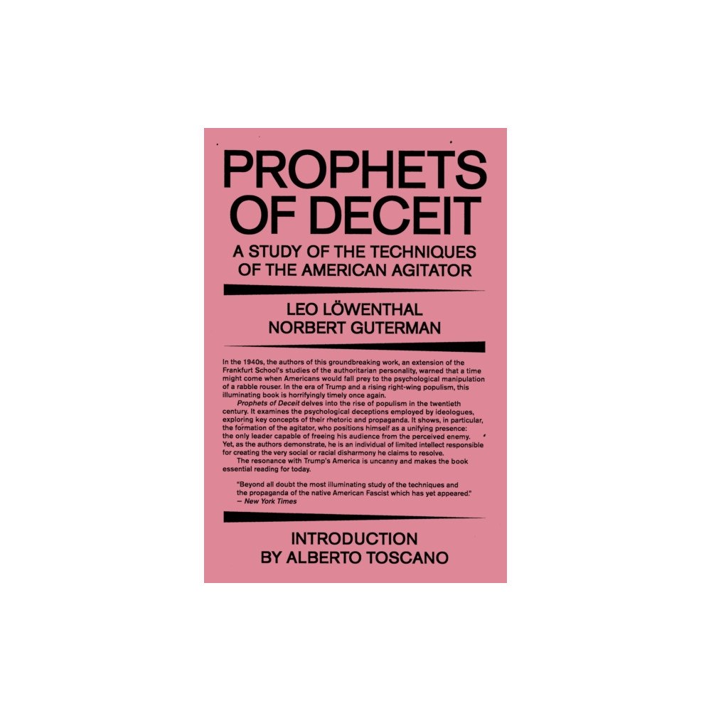 Verso Books Prophets of Deceit (häftad, eng)