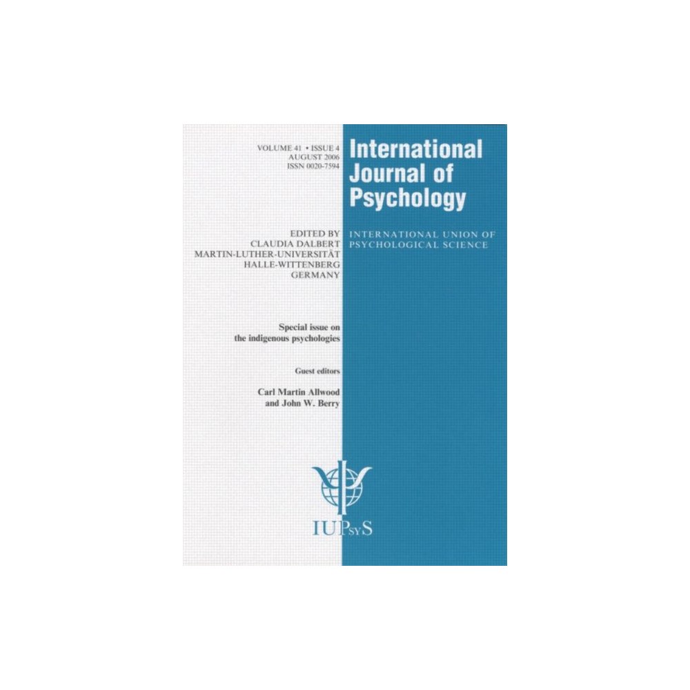 Taylor & francis ltd Indigenous Psychologies (häftad, eng)