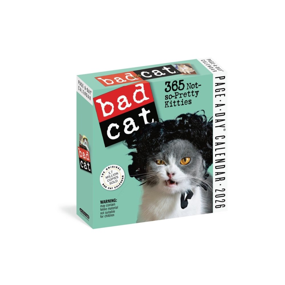 Workman Publishing Bad Cat Page-A-Day® Calendar 2026