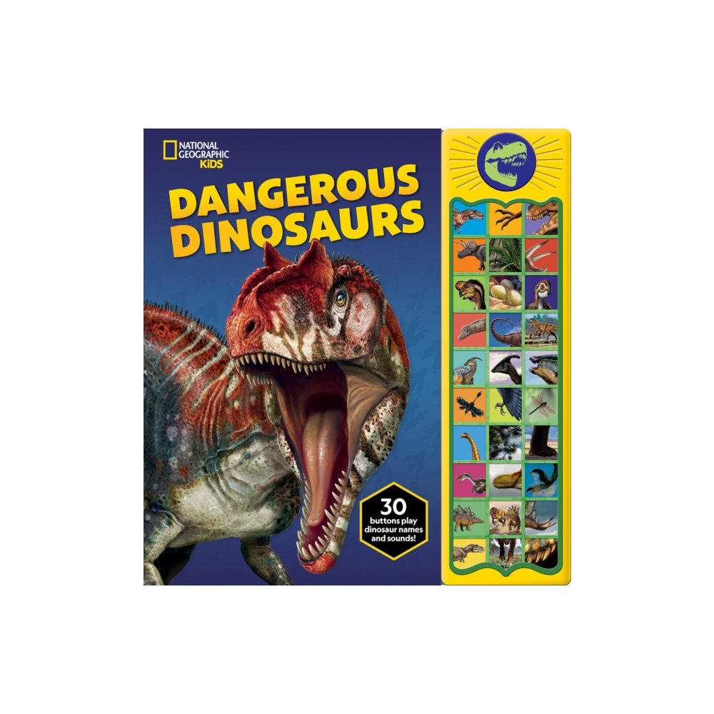 Phoenix International Publications, Incorporated National Geographic Kids: Dangerous Dinosaurs Sound Book (inbunden, eng)
