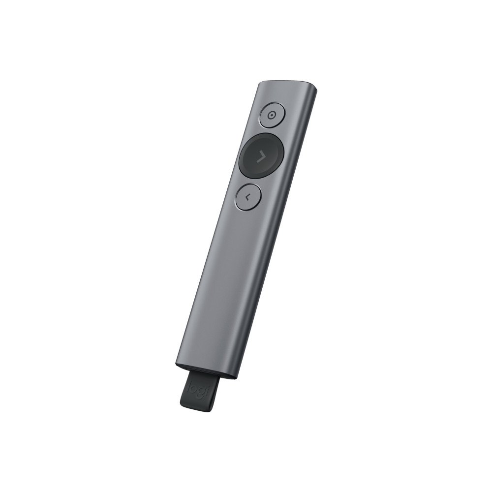 Logitech Logitech Spotlight Plus presentationsfjärrkontroll - skiffer