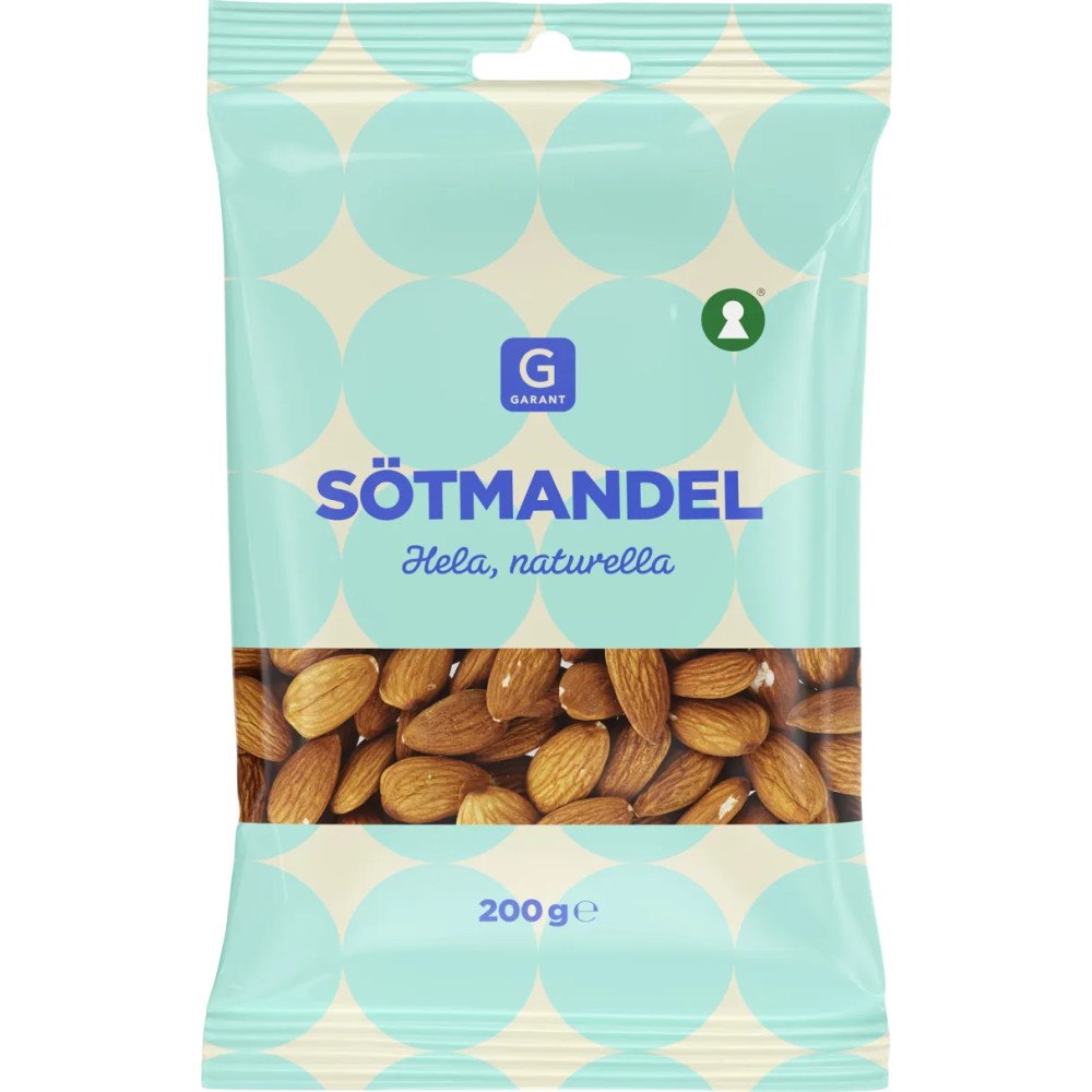 GARANT Garant Sötmandel Hela Naturella 200g