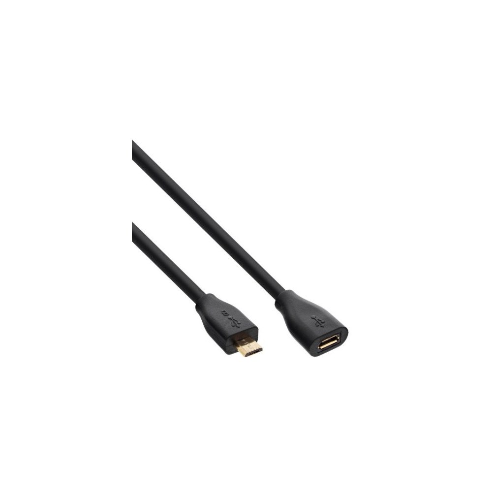 Inline InLine - USB-förlängningskabel - mikro-USB typ B till mikro-USB typ B - 2 m