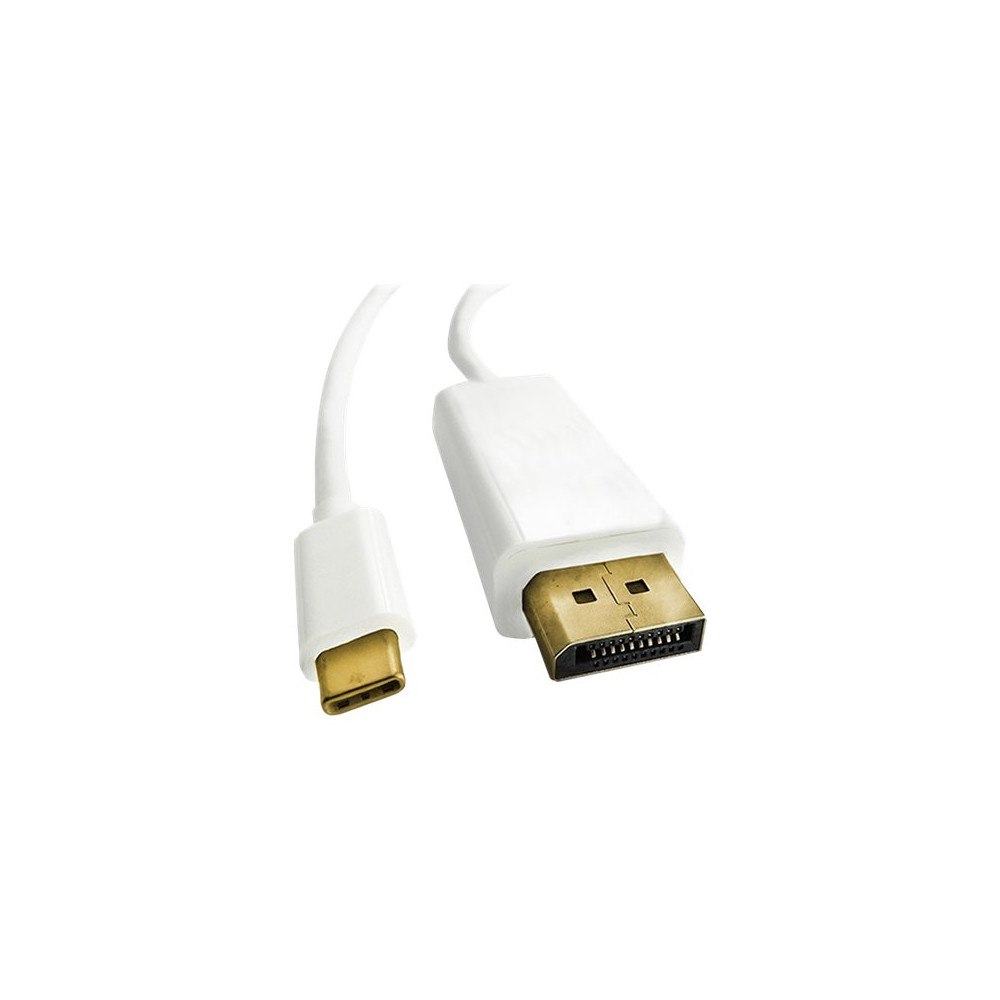 Qoltec Qoltec - videoadapterkabel - USB-C till DisplayPort - 1 m