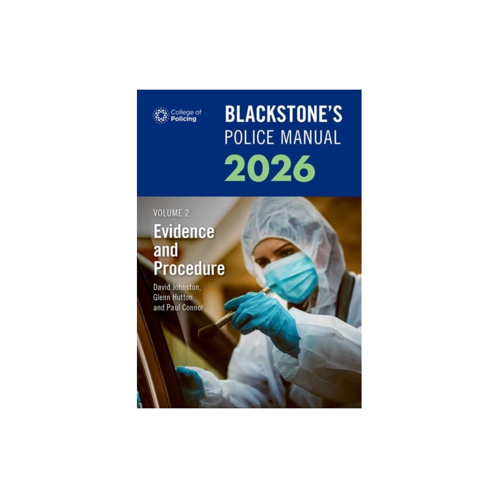 Oxford University Press Blackstone's Police Manuals Volume 2: Evidence and Procedure 2026 (häftad, eng)