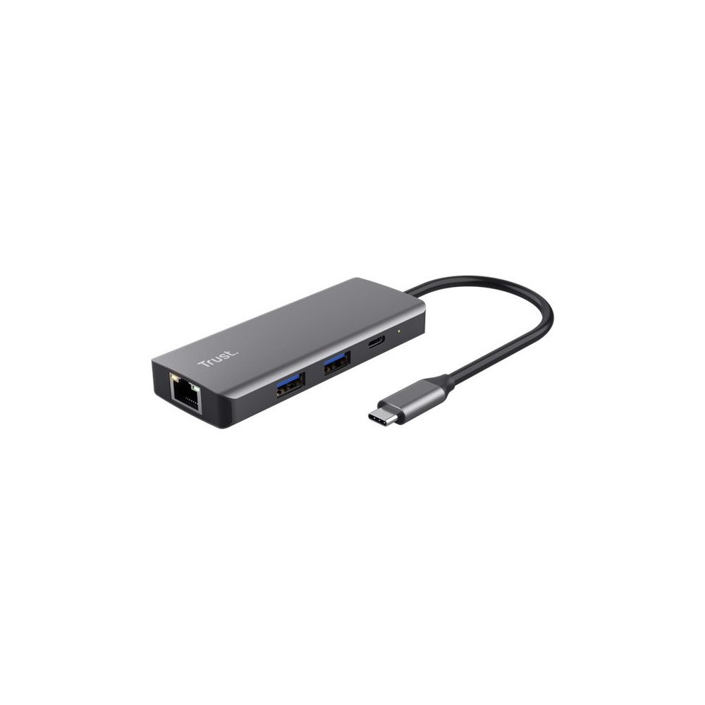 Trust Computer Products Trust Dalyx - dockningsstation - USB-C - HDMI - 1GbE