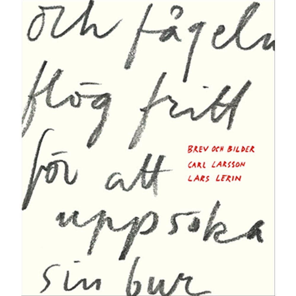 Lars Lerin Och fågeln flög fritt för att uppsöka sin bur : brev och bilder (bok, halvklotband)