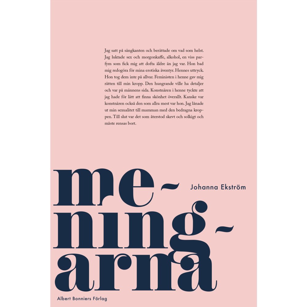 Johanna Ekström Meningarna (inbunden)