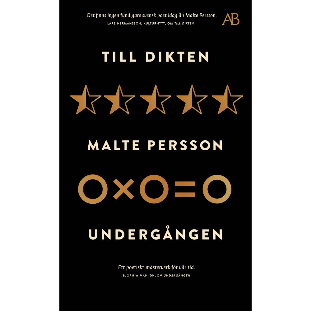 Malte Persson Till dikten / Undergången (pocket)
