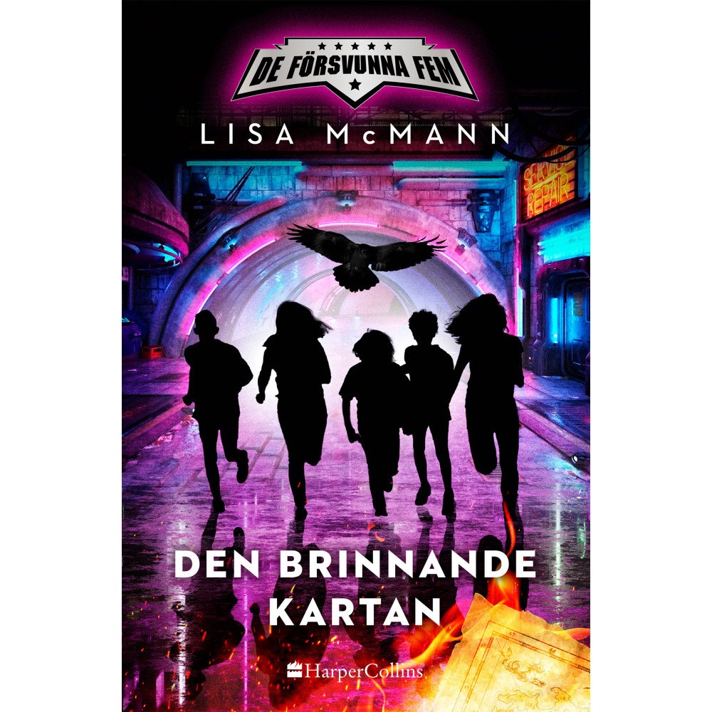 Lisa McMann Den brinnande kartan (bok, kartonnage)