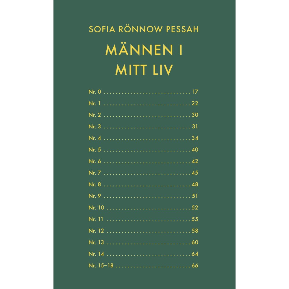 Sofia Rönnow Pessah Männen i mitt liv (bok, kartonnage)