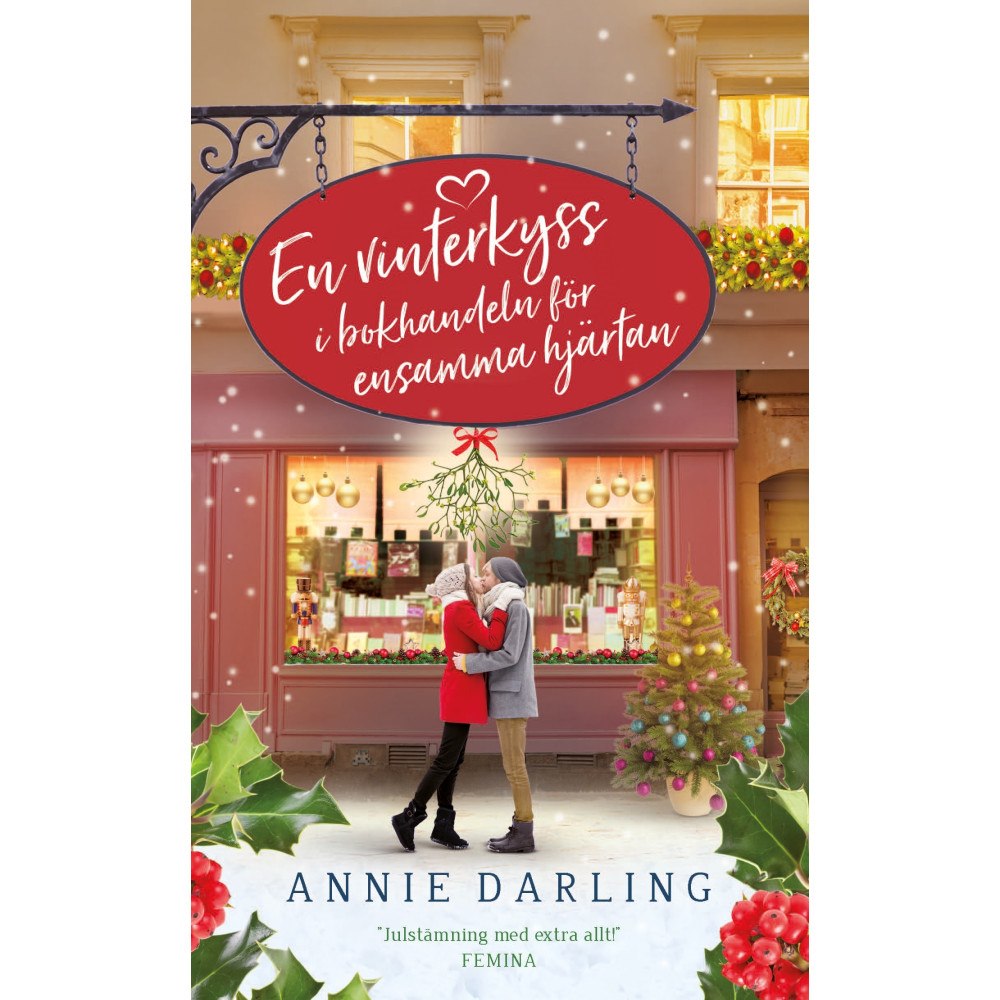 Annie Darling En vinterkyss i bokhandeln för ensamma hjärtan (pocket)