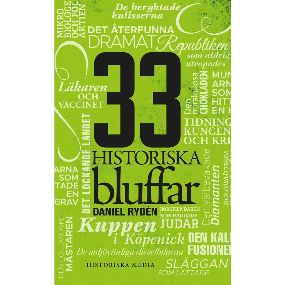 Daniel Rydén 33 historiska bluffar (pocket)