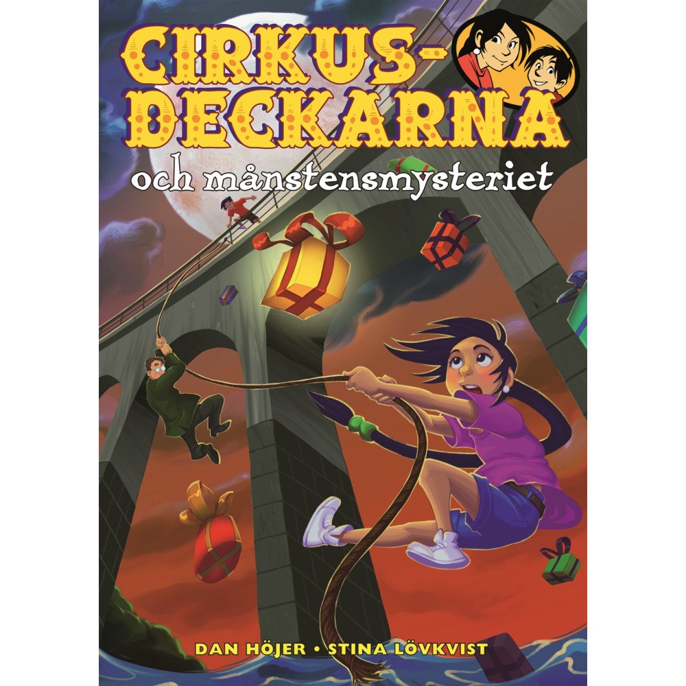 Dan Höjer Cirkusdeckarna och månstensmysteriet (inbunden)