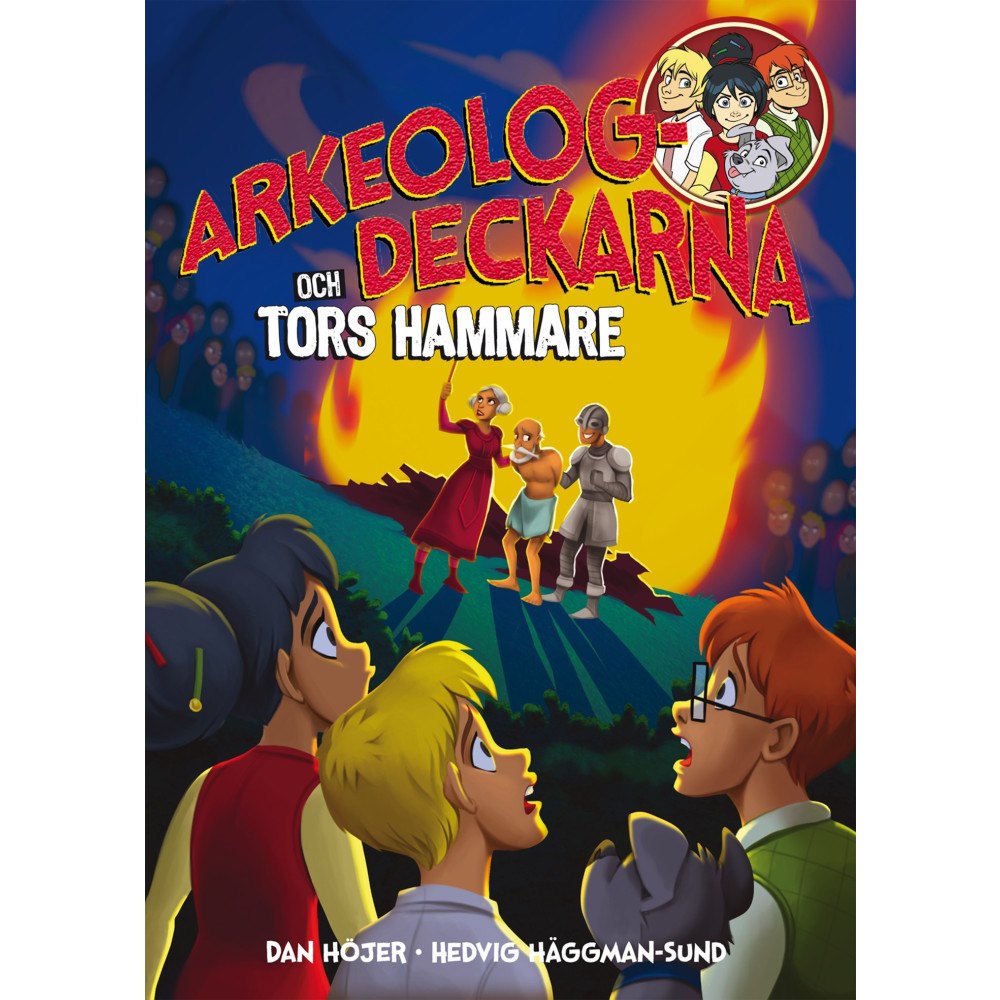 Dan Höjer Arkeologdeckarna och Tors hammare (bok, kartonnage)