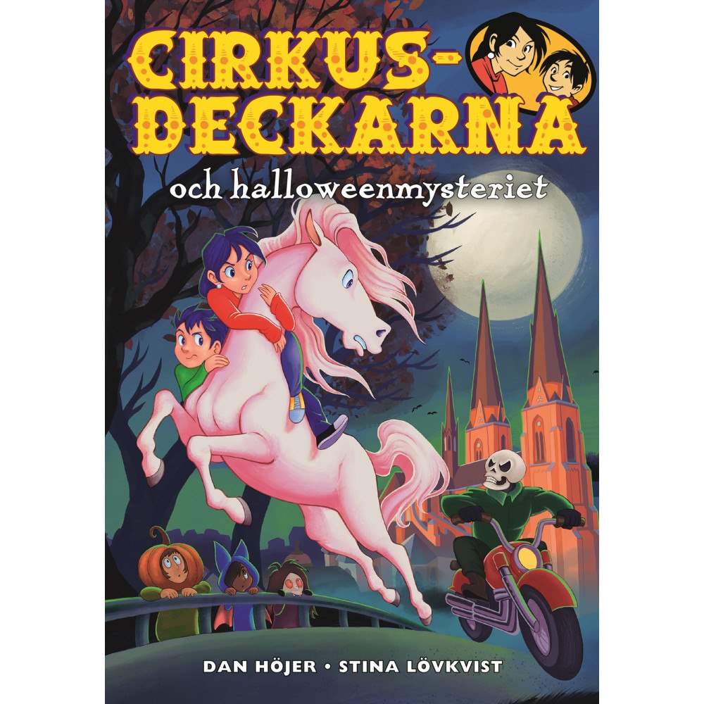 Dan Höjer Cirkusdeckarna och halloweenmysteriet (bok, kartonnage)