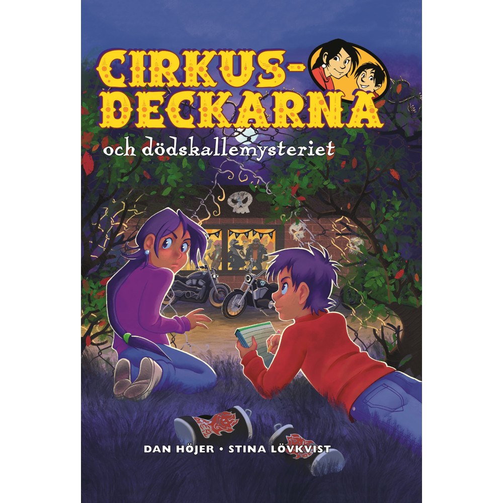 Dan Höjer Cirkusdeckarna och dödskallemysteriet (bok, kartonnage)