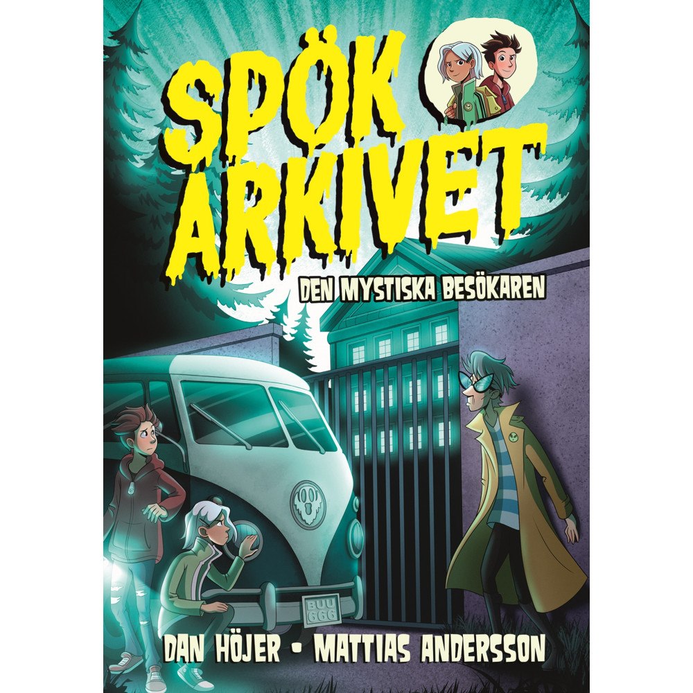 Dan Höjer Den mystiska besökaren (bok, kartonnage)