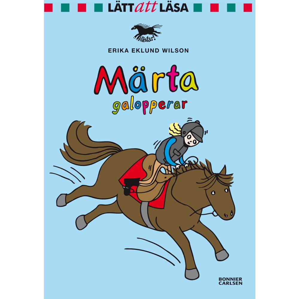 Erika Eklund Wilson Märta galopperar (bok, kartonnage)