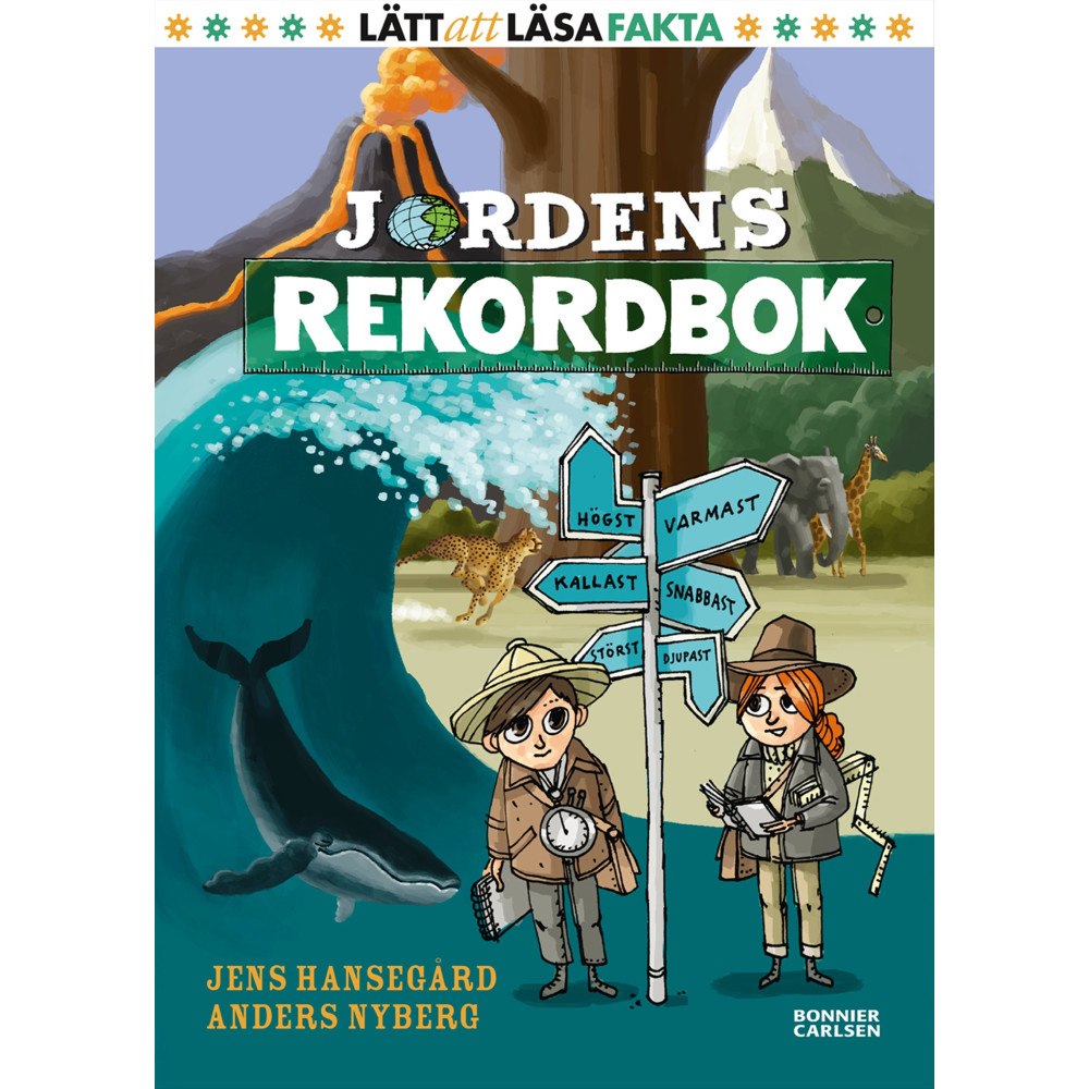 Jens Hansegård Jordens rekordbok (inbunden)