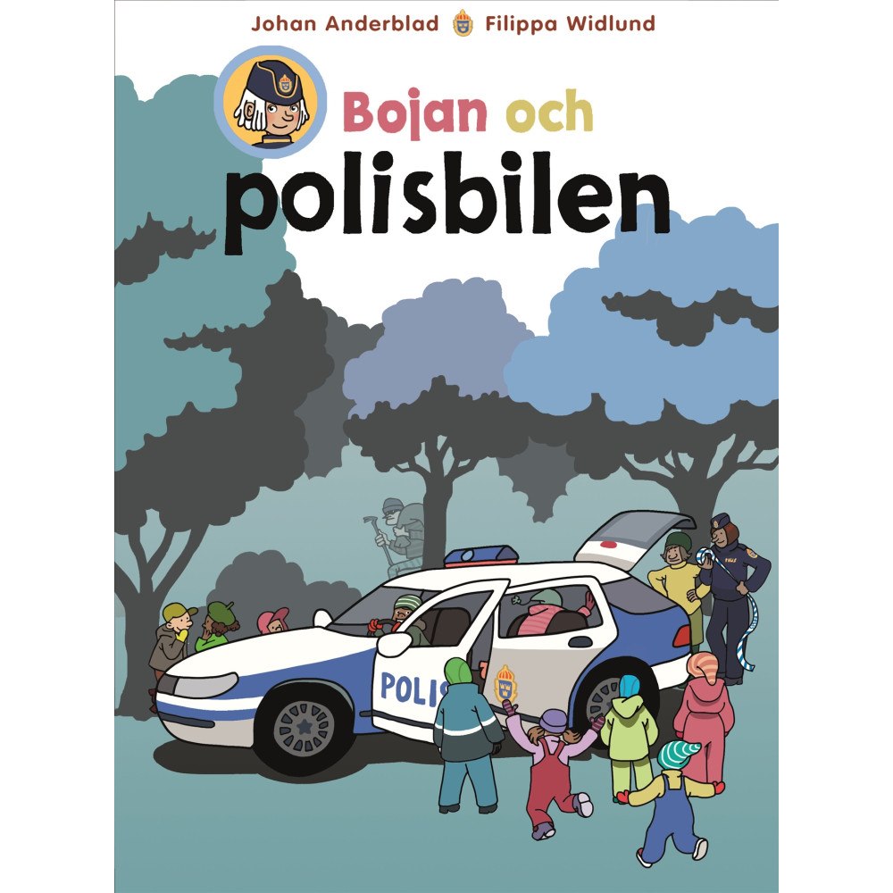 Johan Anderblad Bojan och polisbilen (inbunden)