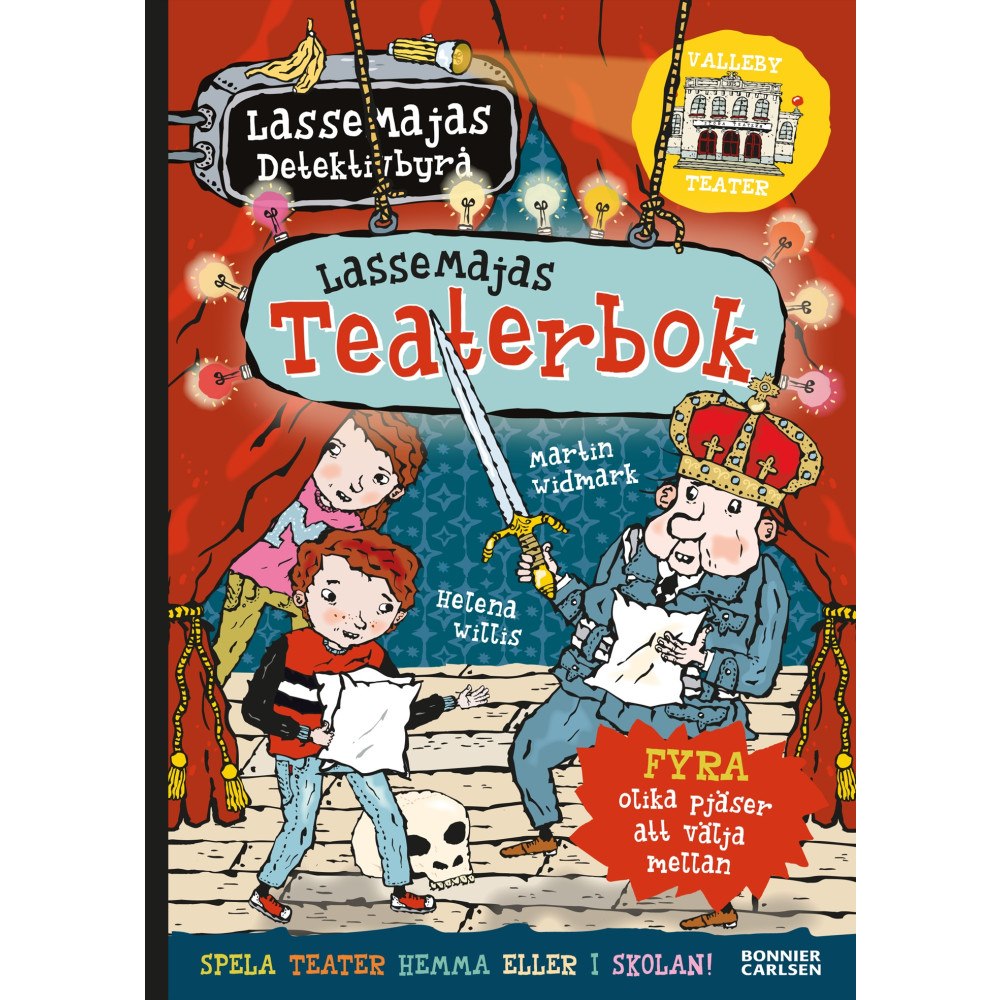 Martin Widmark LasseMajas teaterbok (inbunden)
