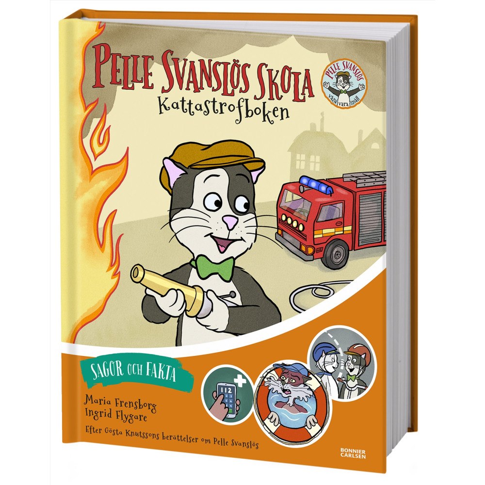 Maria Frensborg Pelle Svanslös skola. Kattastrofboken (inbunden)