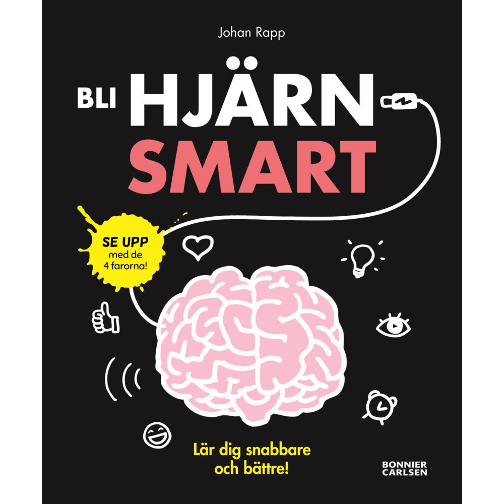 Johan Rapp Bli hjärnsmart : plugga snabbare och bättre! (bok, danskt band)